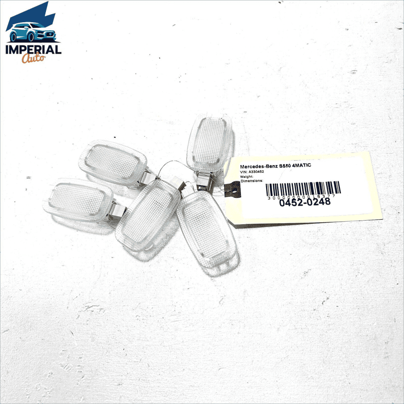 2007-2013 MERCEDES W221 S550 INTERIOR COURTESY INDICATOR LAMP LIGHT 5PCS OE