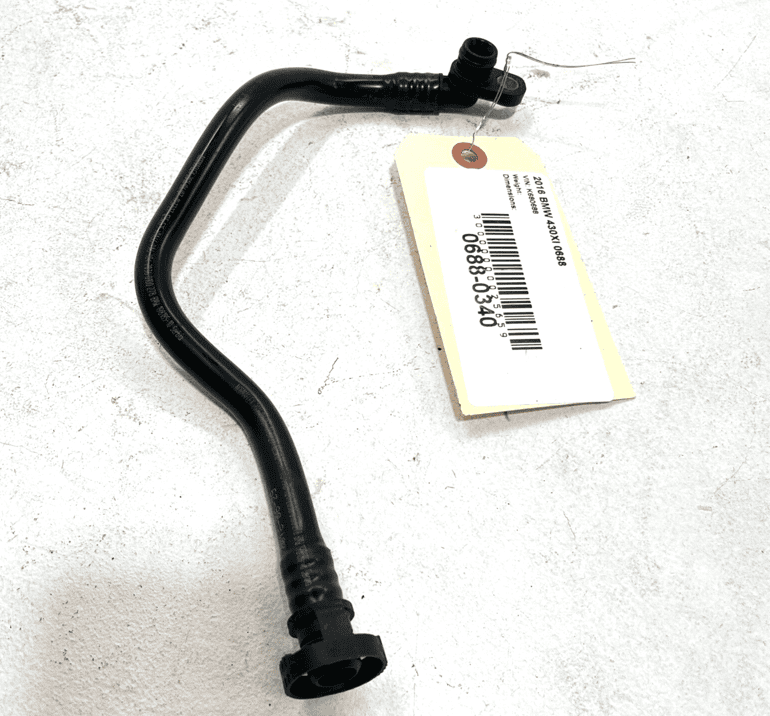 2017-2018-2019-2020 BMW 430XI  VACUUM PIPE / LINE BLACK OEM