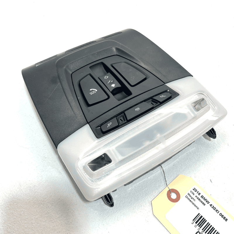 FRONT ROOF CONSOLE DOME LIGHT LAMP ASSEMBLY OEM 2014-2020 BMW 4 SERIES
