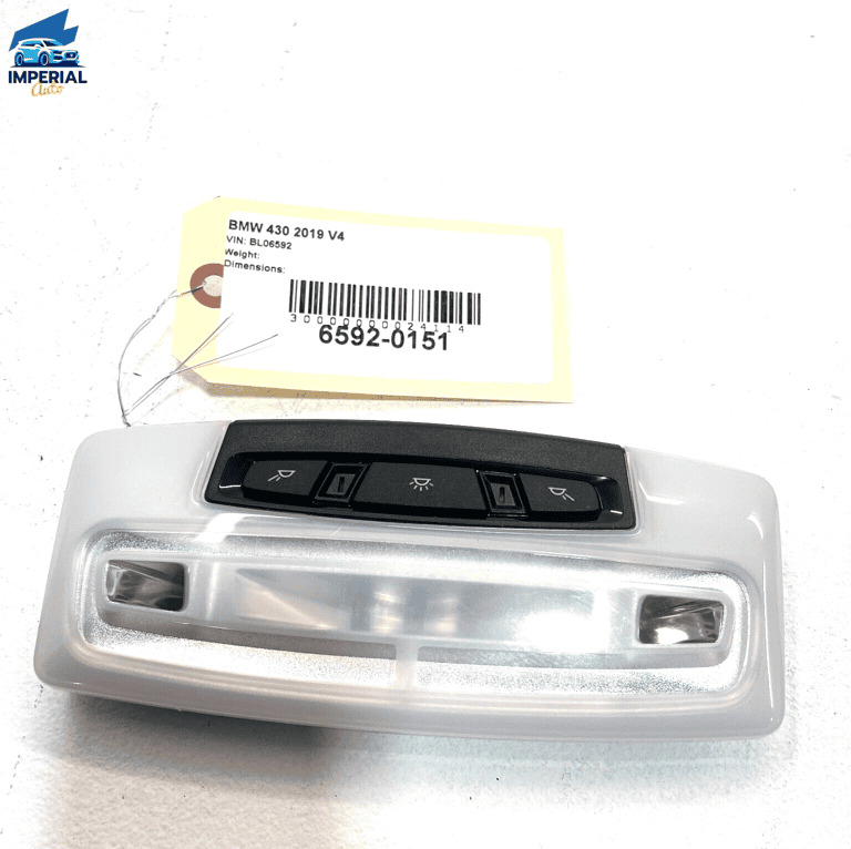 REAR UPPER OVERHEAD DOME LIGHT LAMP OEM 2014-2019 BMW F36 Gran Coupe