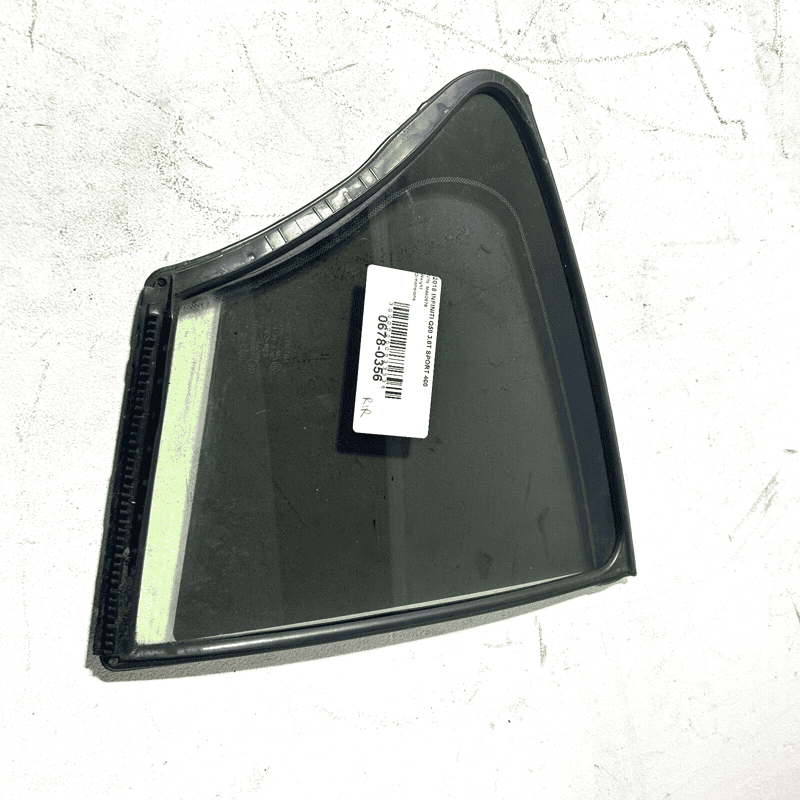 2017-2020 INFINITI Q50 DOOR QUARTER FIXED WINDOW GLASS REAR RIGHT PASSENGER