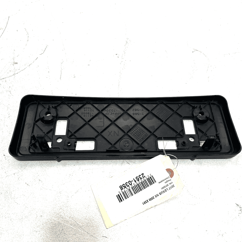 2015-2017 LEXUS NX200T F-SPORT ONLY FRONT LICENSE PLATE BRACKET OEM