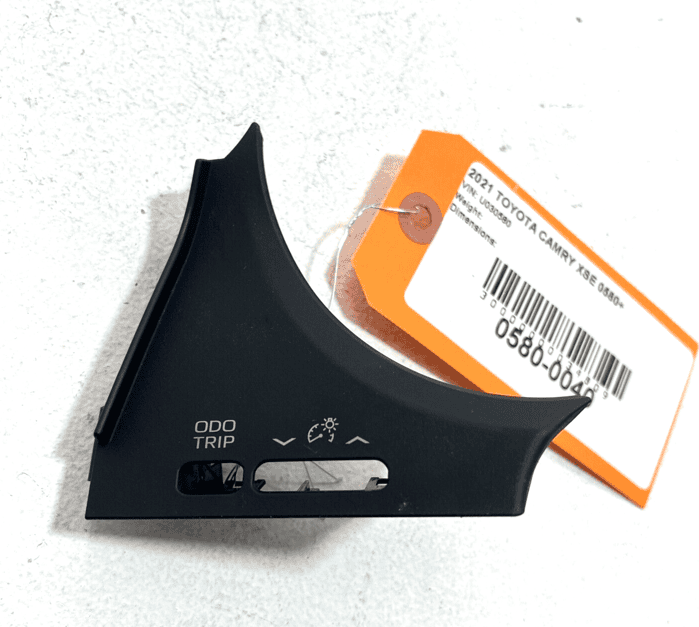 Dash Instrument Cluster Odo Odometer Trip Trim Cover Toyota Camry 2018-2023