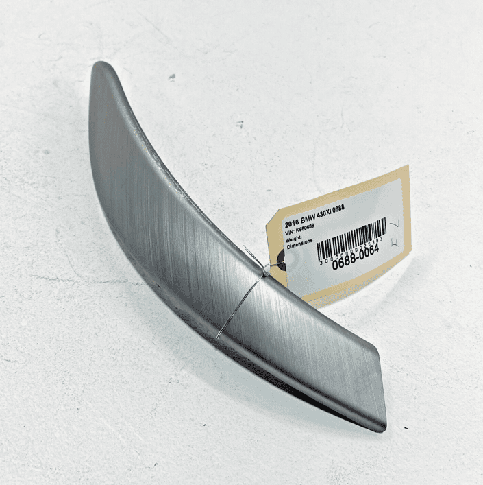 Front Left Side Door Pull Handle Cover Brushed Aluminum BMW 430IX 2017-2020