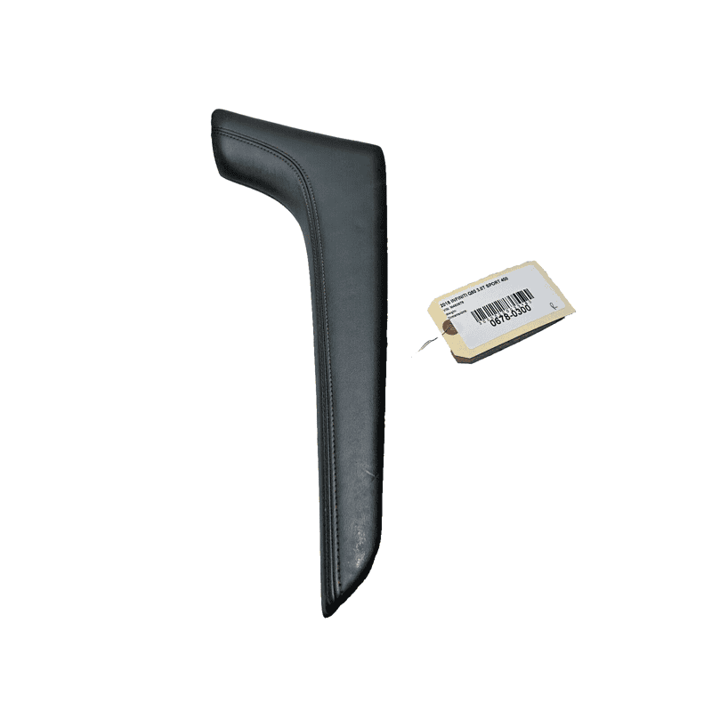 18-20 INFINITI Q50 RED SPORT CENTER CONSOLE PASSENGER SIDE TRIM COVER PANEL