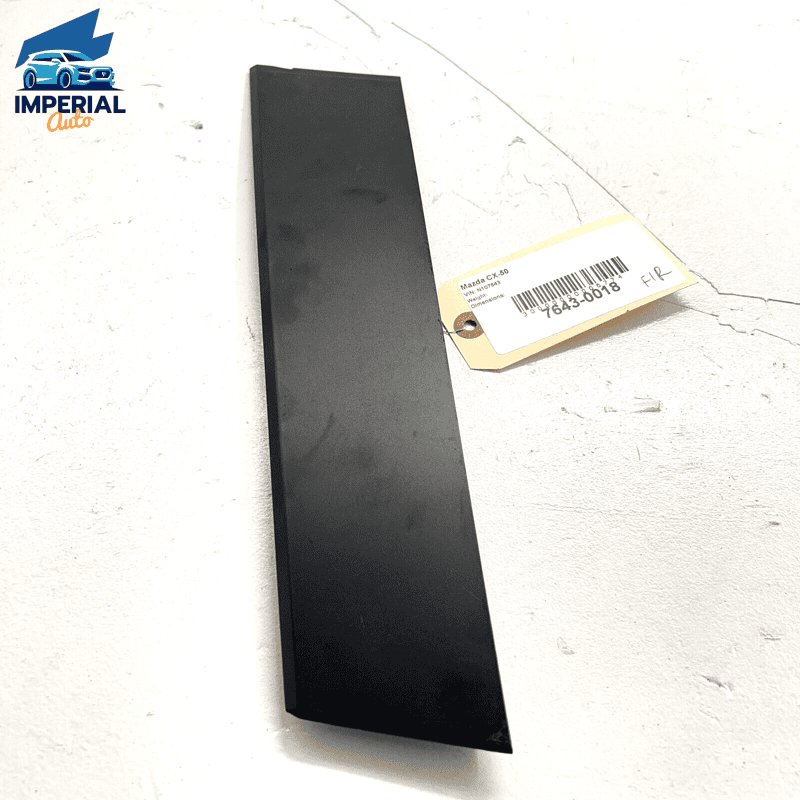 2023 MAZDA CX-50 FRONT RIGHT PASSENGER DOOR REARWARD APPLIQUE GARNISH TRIM 