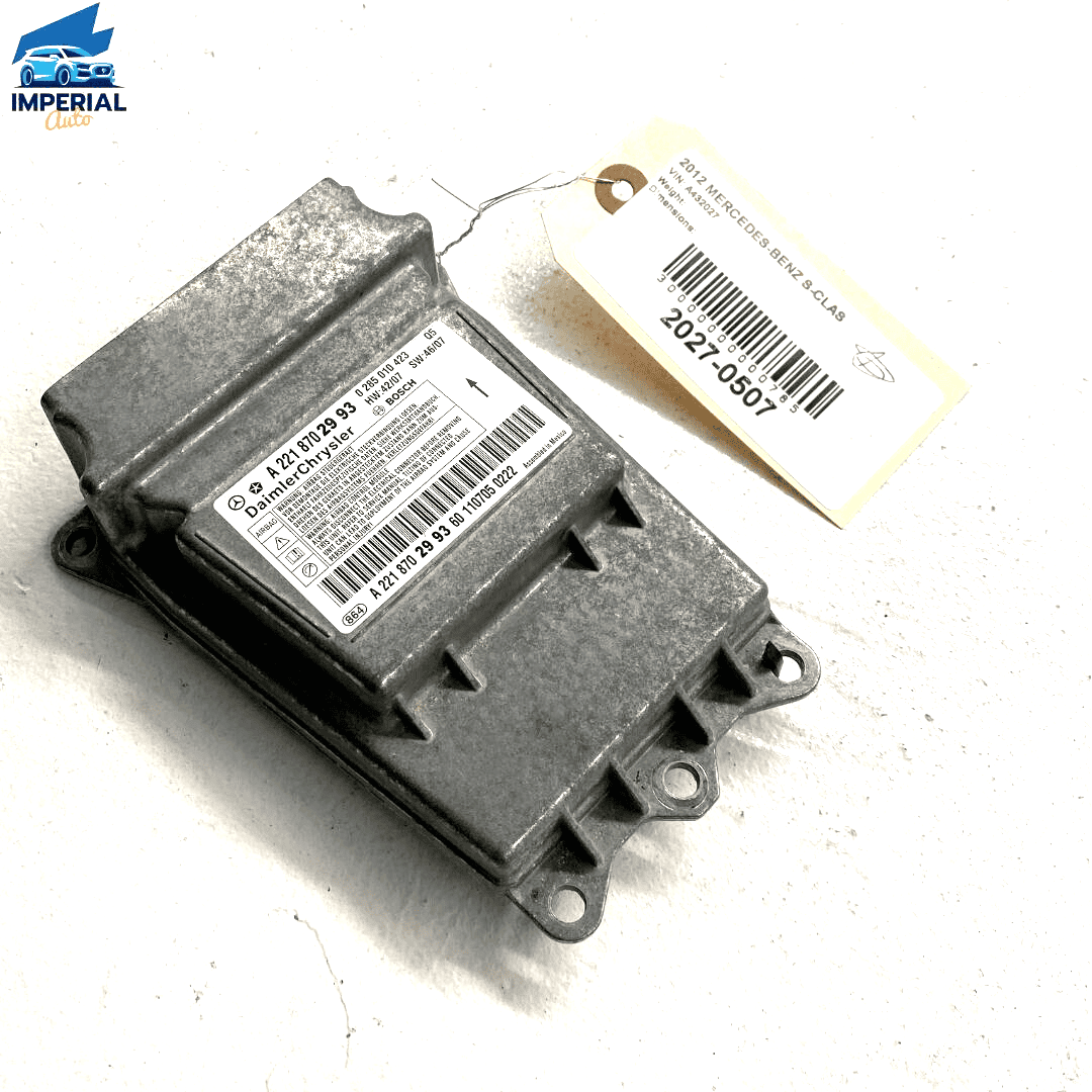 2007-13 Mercedes W221 S550 Safety Computer Control Module Unit 221-870-29-9