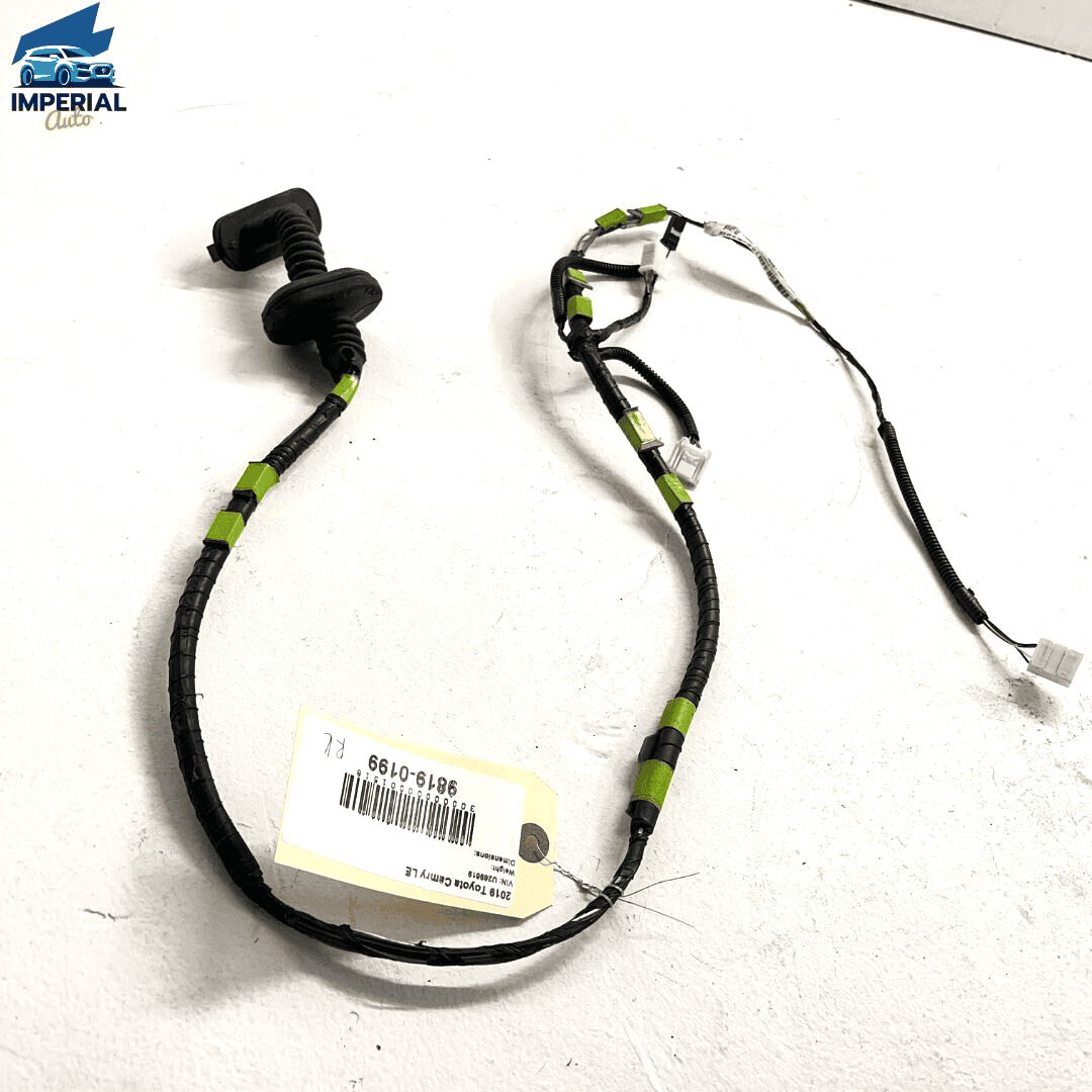 2019-2021 Toyota Camry Rear Left Driver Side Door Wire Wiring Harness OEM