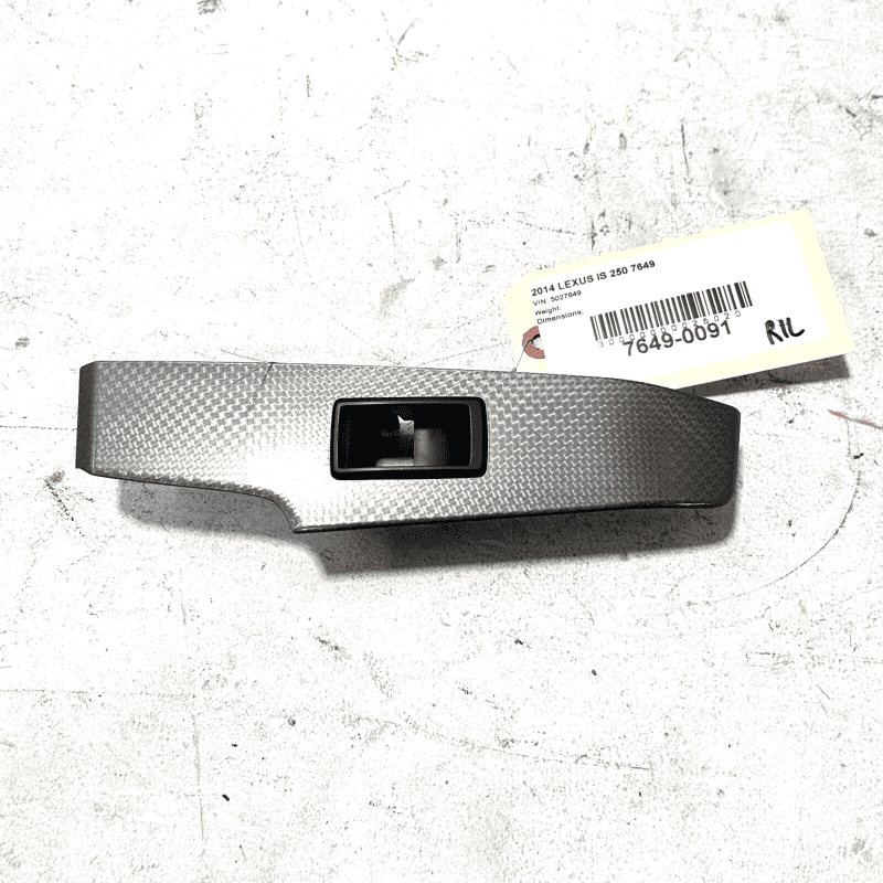 2014-2015 LEXUS IS250 IS350 Rear Left Driver Side Window Switch Bezel OEM