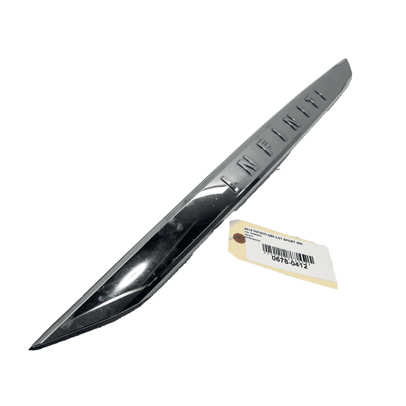 2018 - 2020 INFINITI Q50 REAR TRUNK DECK LID MOLDING TRIM FINISH PANEL OEM