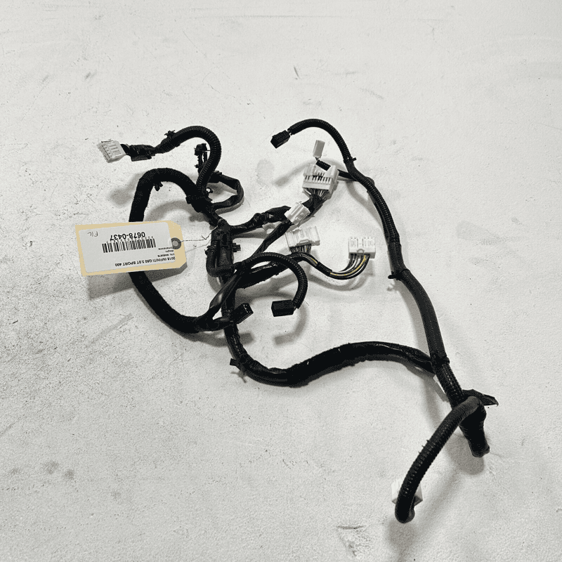 17-20 INFINITI Q50 RED SPORT FRONT LEFT DRIVER SIDE SEAT WIRE WIRING HARNES