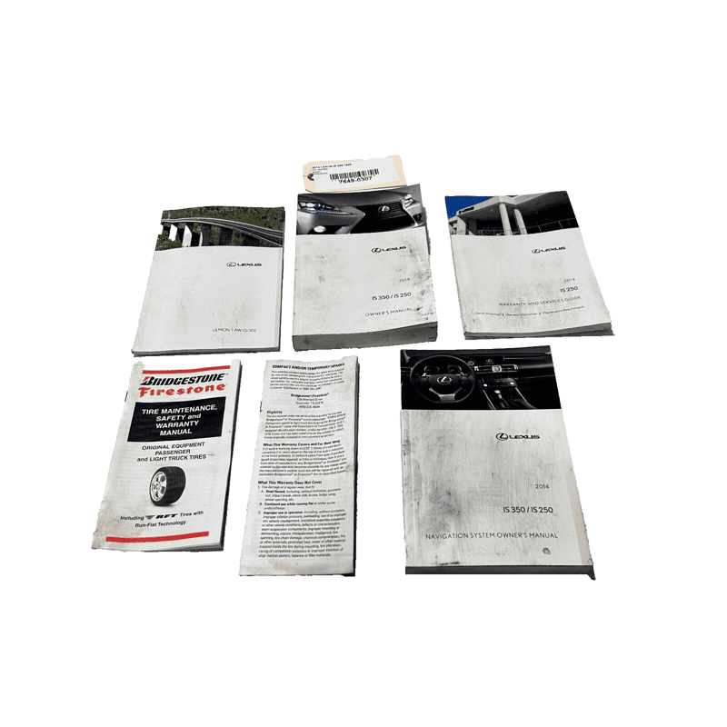 2014 LEXUS IS350 IS250 OWNERS MANUAL GUIDE BOOK SET WITH LITERATURE OEM 2014 LEXUS IS350 IS250 OWNERS MANUAL GUIDE BOOK SET WITH LITERATURE OEM