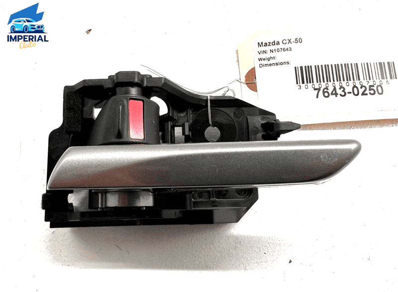 2023 MAZDA CX-50 CX-30 FRONT LEFT DRIVER DOOR INTERIOR INSIDE OPEN HANDLE O