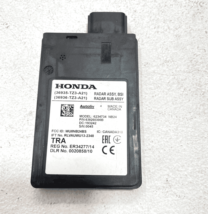 2018-2020 ACURA TLX BLIND SPOT RADAR CONTROL MODULE REAR LEFT SIDE OEM