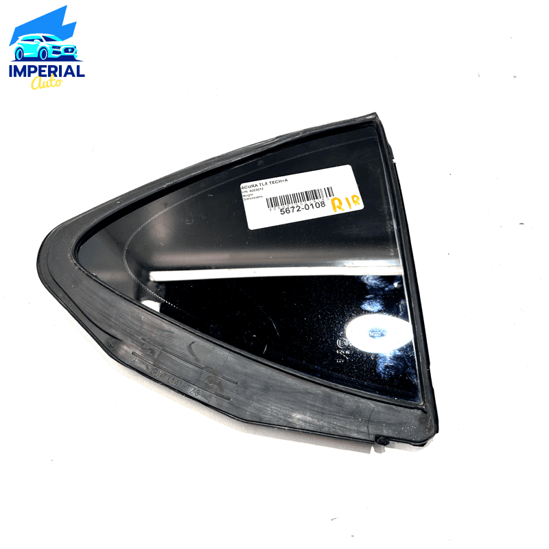 2015-2020 ACURA TLX REAR PASSENGER SIDE DOOR QUARTER WINDOW GLASS & SEAL OE