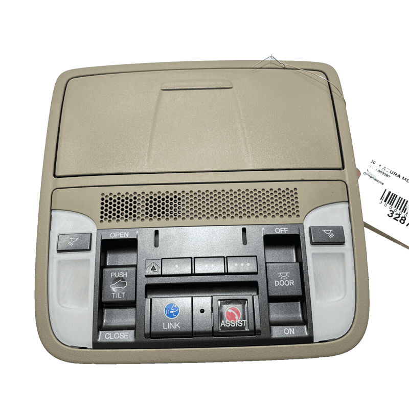 2018 - 2020 ACURA MDX FRONT CENTER OVERHEAD CONSOLE ROOF CONSOLE & LIGHT OE