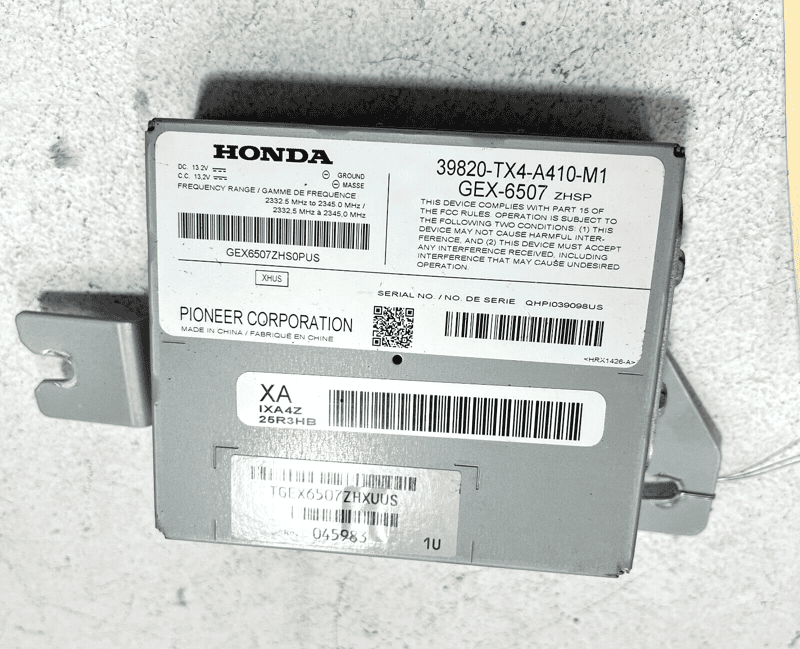 Satellite Radio Control Module Acura RDX 2016-2018 OEM