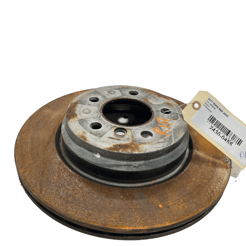 12-20 BMW 430i 440i 428i F30 F32 F36 Brake Disc Ventilated Rear OEM 340mmx2