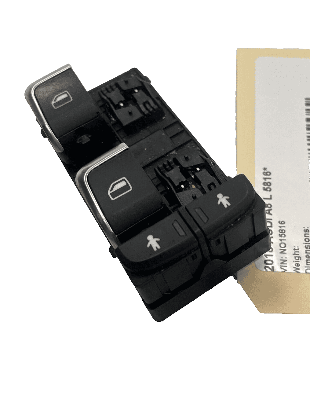!DEFECT! 2011-2018 AUDI A8L FRONT LEFT DRIVER DOOR WINDOW CONTROL SWITCH OE