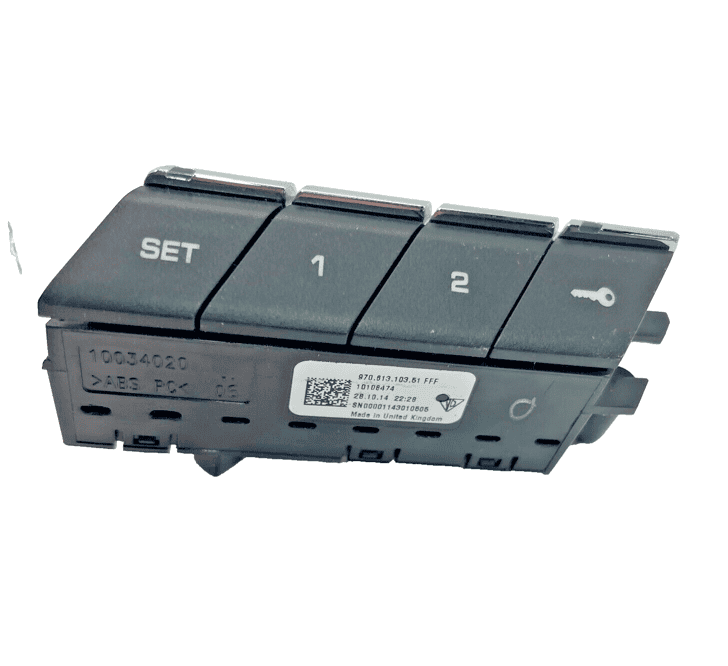 2013 - 2016 PORSCHE PANAMERA FRONT LEFT DRIVER SIDE DOOR SEAT MEMORY SWITCH