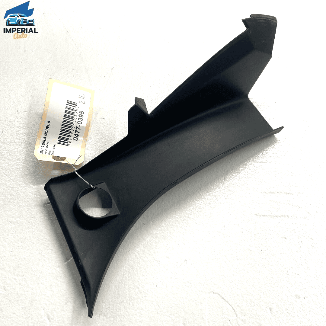 2012 - 2021 Tesla Model S Trunk Liftgate Driver Side Trough Cover Trim Pane