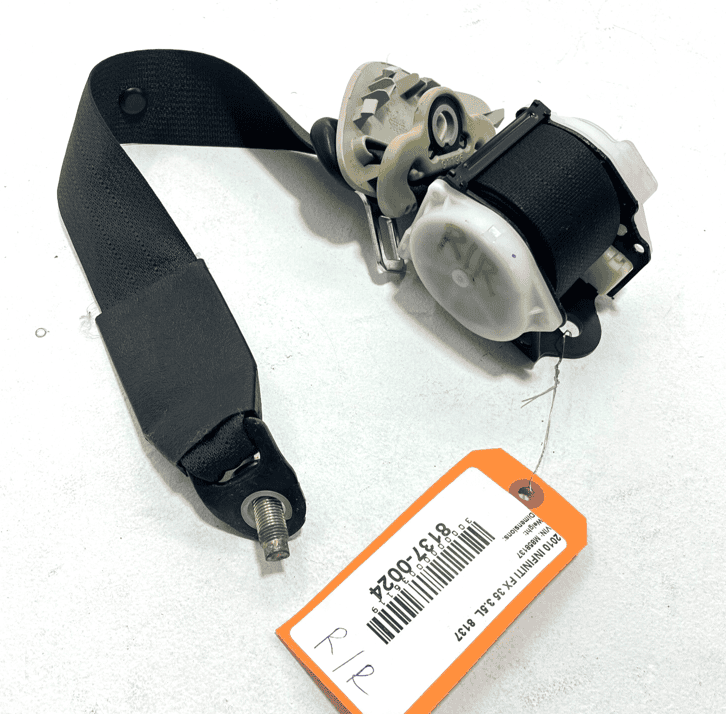 2009-2010-2011-2012 INFINITI FX35 SEAT BELT REAR RIGHT PASSENGER OEM
