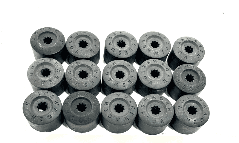 VOLKSWAGEN PASSAT 2001-2022 WHEEL RIM LUG NUT BOLT BOLTS COVER OEM = SET OF