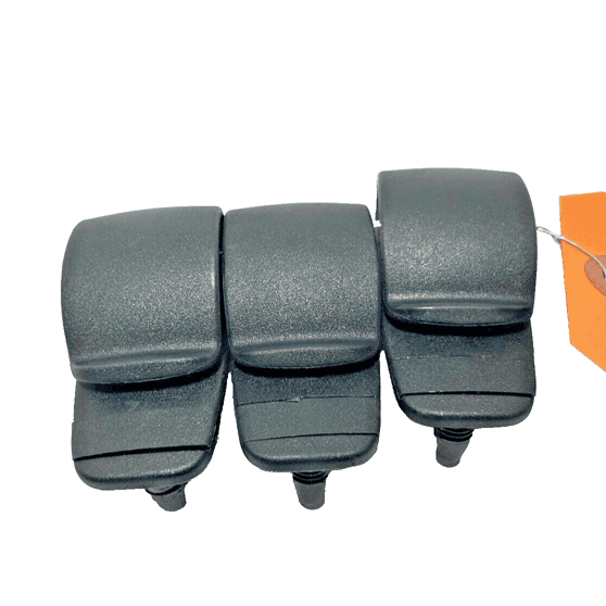 2017 - 2020 JAGUAR XE TRUNK QUARTER TRIM PANEL TIE DOWN HOOK 3 PCS OEM