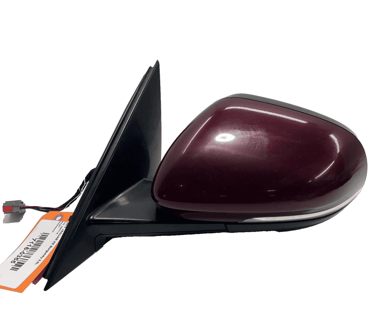 2017-2019 Jaguar Xe Front Driver Left Side Rear View Door Mirror Burgundy -