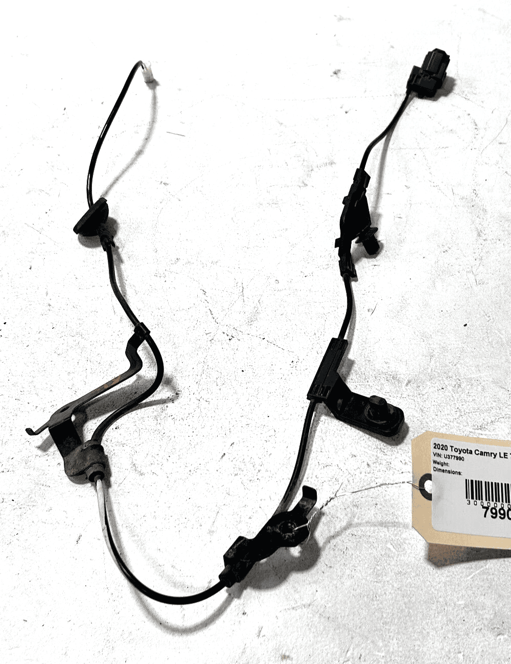 19-22 TOYOTA CAMRY REAR LEFT DRIVER SIDE ABS SPEED SENSOR WIRING HARNESS OE
