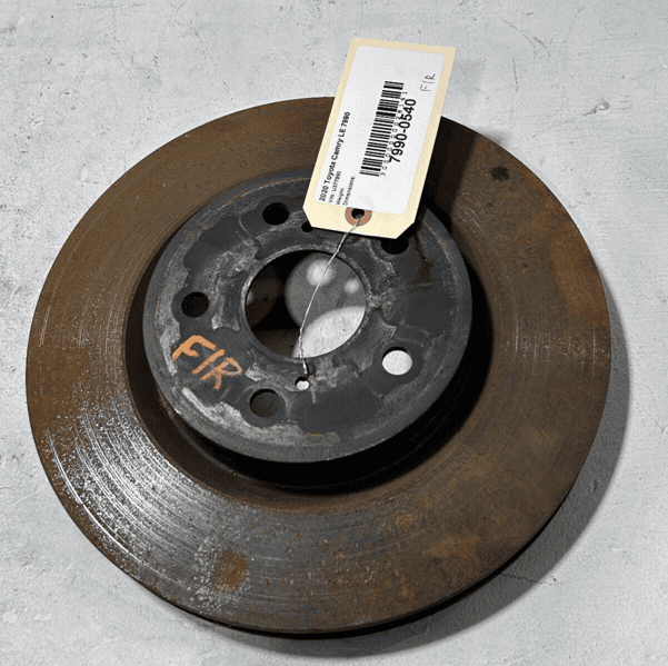 2018-19-20-21-22-2023 TOYOTA CAMRY LE FRONT RIGHT PASSENGER DISC BRAKE ROTO