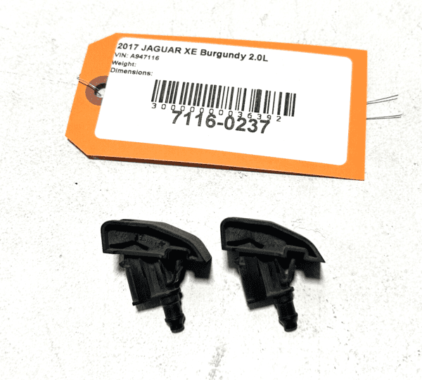 2017-2020 JAGUAR XE FRONT LEFT OR RIGHT WINDSHIELD WIPER WASHER NOZZLE OEM