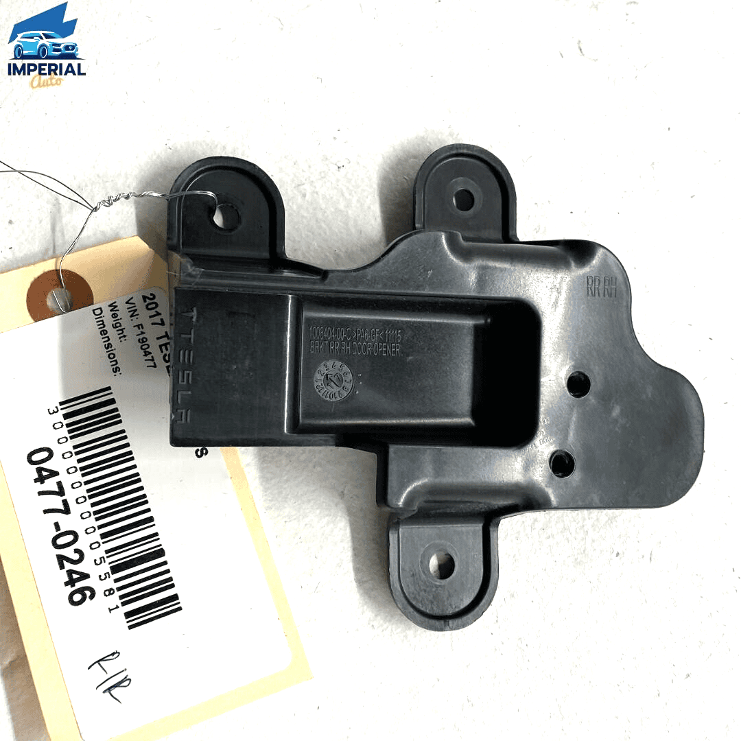 2012-2020 Tesla Model S Rear Passenger Side Door Opener Handle Bracket Trim
