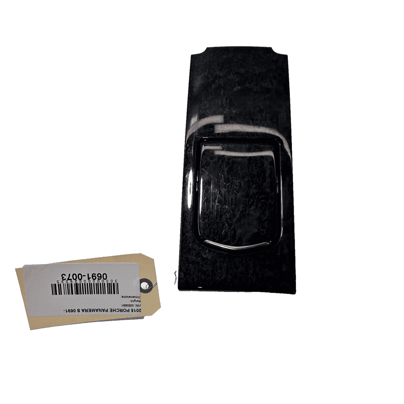 2010-2016 PORSCHE PANAMERA S REAR CONSOLE CUPHOLDER CUP HOLDER & TRIM PANEL