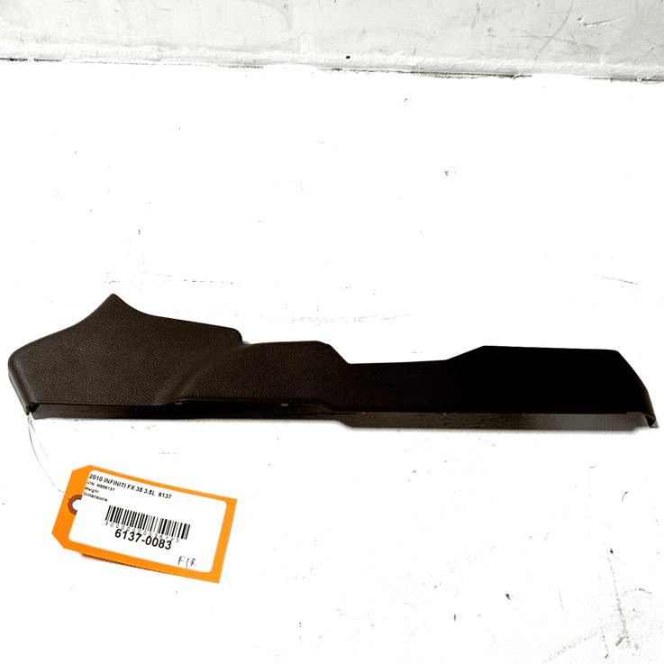 2009-2012 INFINITI FX35 FRONT RIGHT PASSENGER SEAT TRACK RAIL TRIM COVER OE