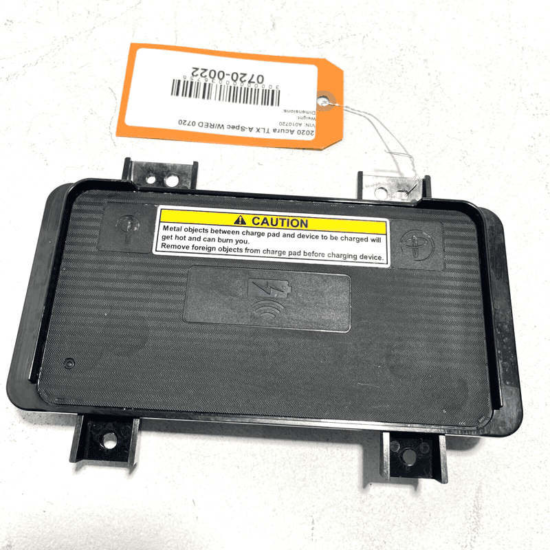 2018-2019-2020 ACURA TLX A-SPEC CENTER CONSOLE WIRELESS CHARGER UNIT MODULE