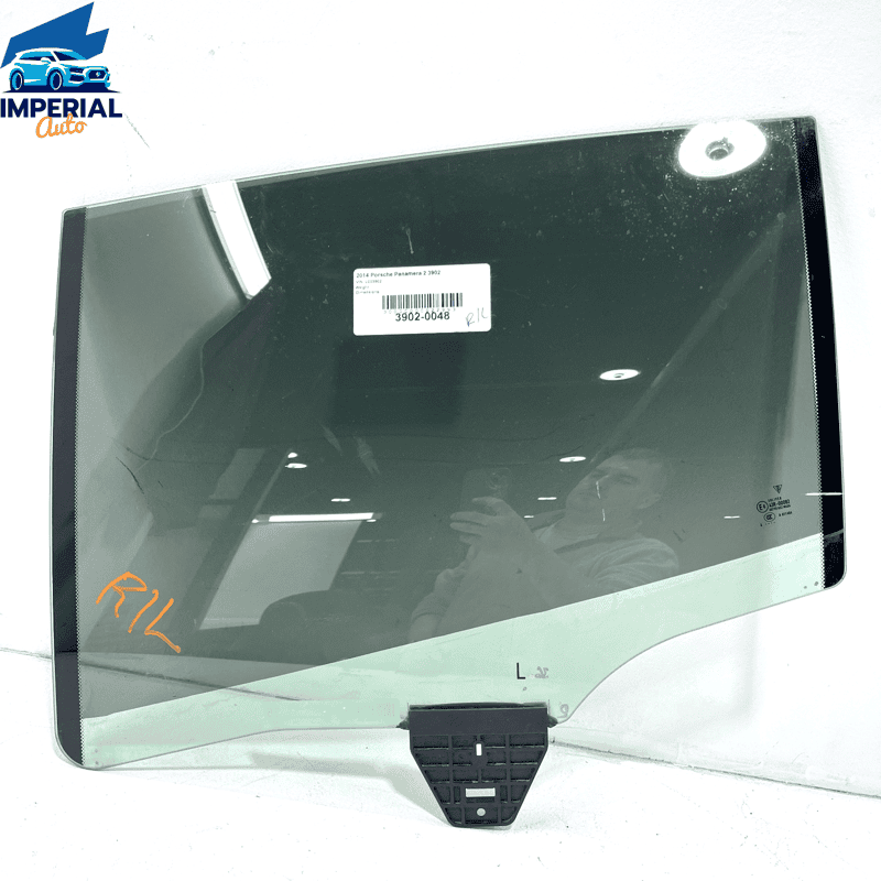 2010-2016 Porsche Panamera Rear Left Driver Side Door Window Glass OEM
