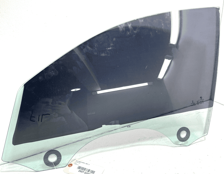 17-20 BMW 430iX FRONT LEFT DRIVER SIDE DOOR WINDOW GLASS OEM