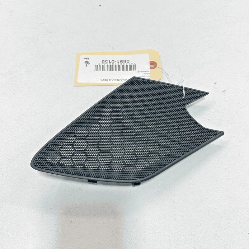 2010 - 2016 PORSCHE PANAMERA FRONT RIGHT PASSENGER DOOR SPEAKER GRILLE COVE