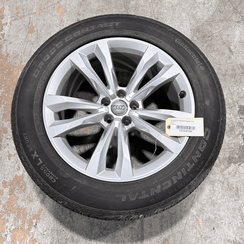 WHEEL RIM TIRE E-8.5Jx19H2 ET28 255/55 R19 CONTINENTAL 1PCS 2018 AUDI Q7 OE