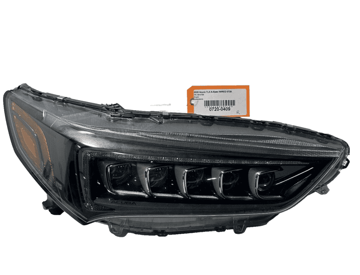 2018-2020 ACURA TLX A-SPEC FRONT PASSENGER SIDE HEADLIGHT LED OEM (DAMAGED)