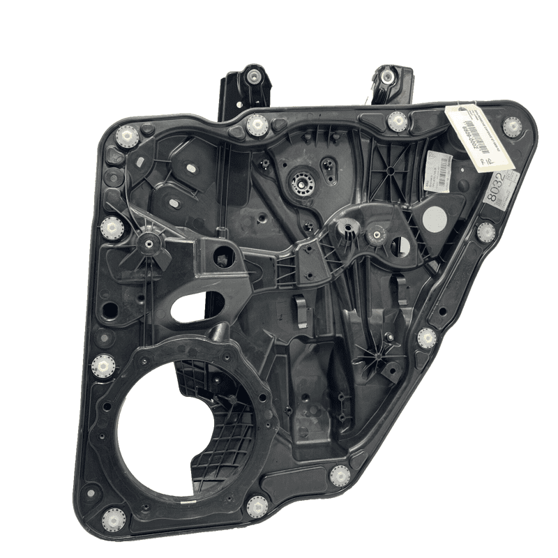 2011-18 PORSCHE CAYENNE REAR PASSENGER DOOR WINDOW REGULATOR & CARRIER PANE