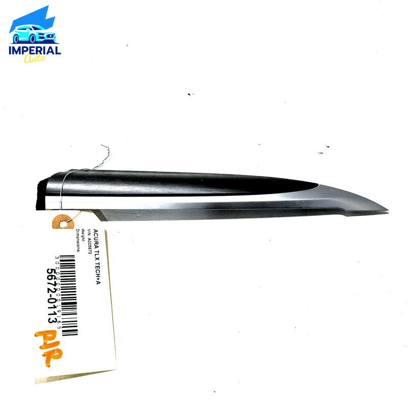 2018-2020 ACURA TLX REAR RIGHT DOOR ARMREST WOOD TRIM GARNISH SMALL SCRATCH