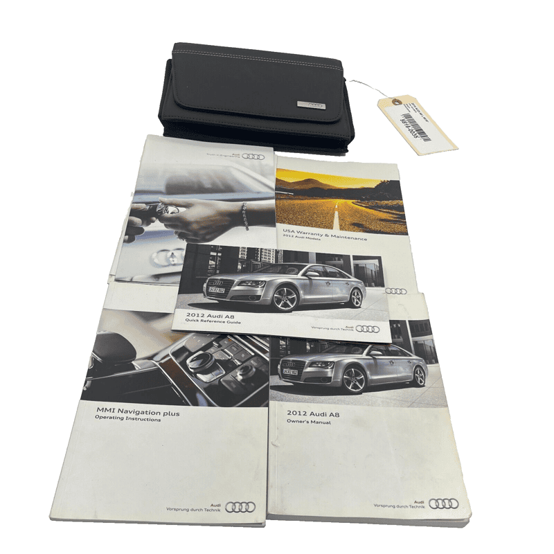 2012 AUDI A8 L QUATTRO OWNERS MANUAL HANDBOOK FOLDER WALLET OEM 2012 AUDI A8 L QUATTRO OWNERS MANUAL HANDBOOK FOLDER WALLET OEM
