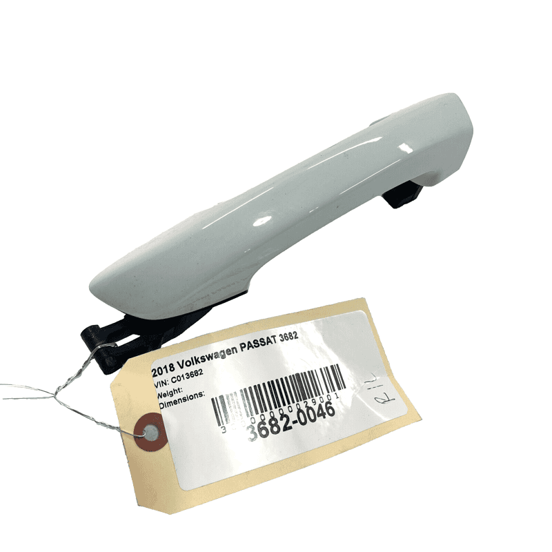 Rear Left Side Exterior Door Handle Color White Volkswagen Passat 2012-2019