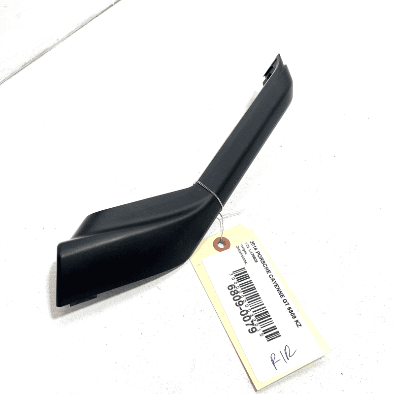 2011-2018 PORSCHE CAYENNE REAR PASSENGER SIDE DOOR HANDLE TRIM COVER BLACK 