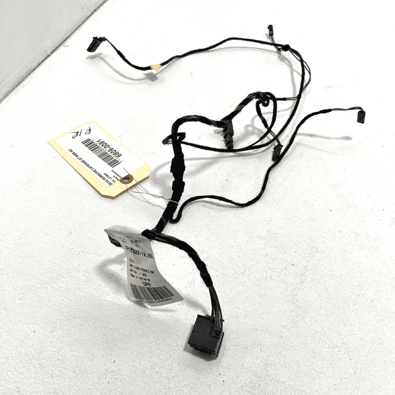 11-18 Porsche Cayenne Rear Passenger Side Door Wire Plug Harness Loom Cable