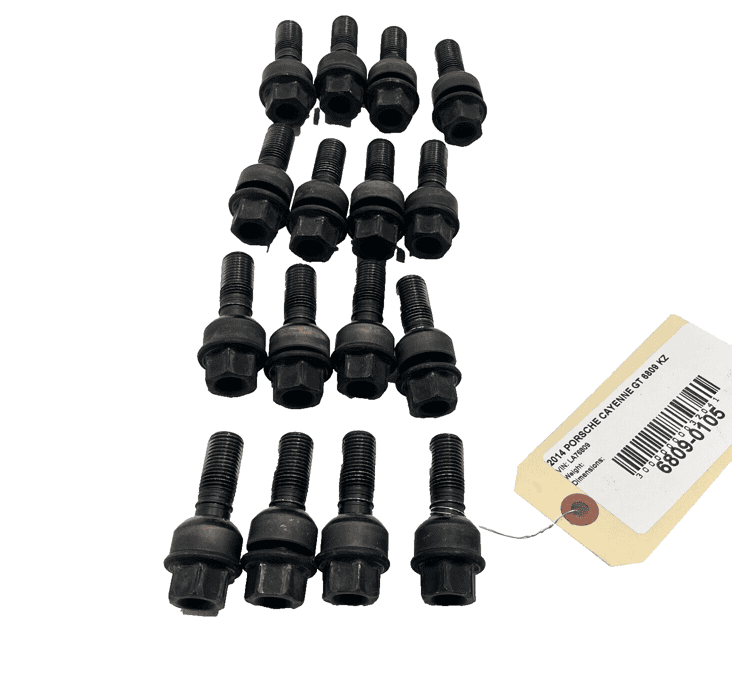 2011 - 2022 PORSCHE CAYENNE WHEEL RIM LUG NUT BOLT OEM - SET OF 16 PCS