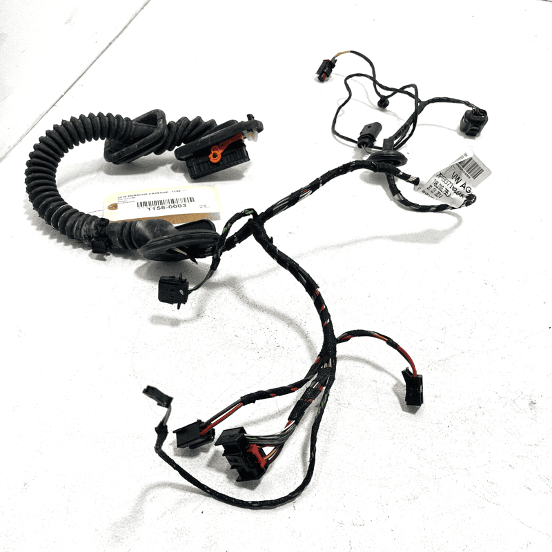 PORSCHE CAYENNE 2016 REAR LEFT DRIVER SIDE DOOR WIRE WIRING HARNESS OEM