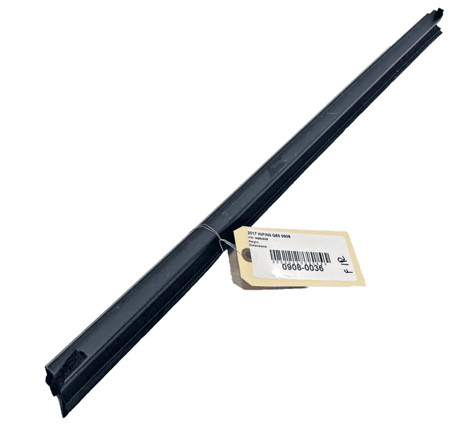 INFINITI Q50 2017 - 2020 FRONT PASSENGER DOOR WINDOW INNER WEATHERSTRIP SEA